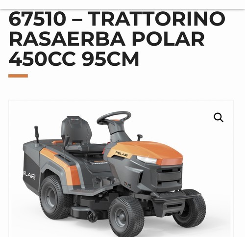 Trattorino rasaerba polar 450 - rasaerba,
