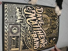 Poster band Dave Matthews Chicago 7/7/2023