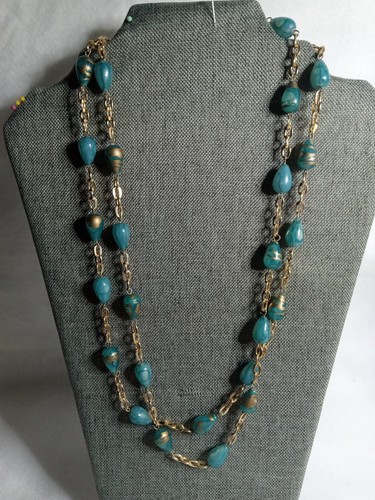Collana vintage doppio filo