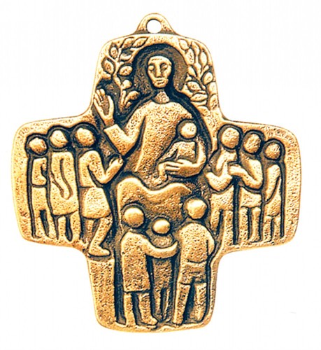 Quadro croce bronzo a - croce, in