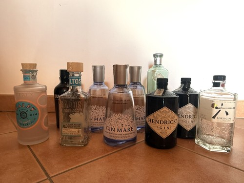 Bottiglie vuote gin - bottiglie,