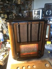 RADIOMARELLI AXUM  Radio d'epoca a verticale,  mobile in legno, funzionante