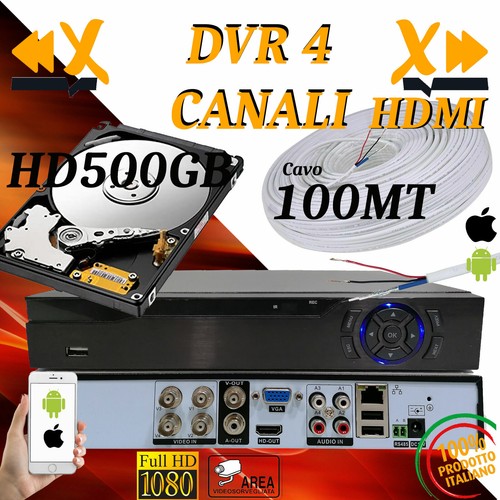Dvr canali ahd - canali, kit