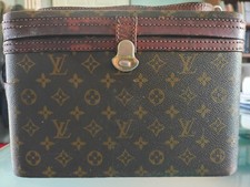 BEAUTY CASE  LOUIS VUITTON ANNI 60 - 70 ORIGINALE  CON CINGHIA DA RESTAURARE