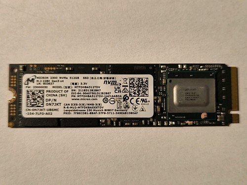 Ssd micron 2300 512go - micron, m.2