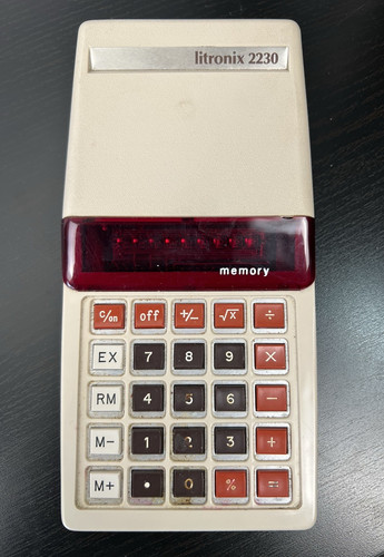 Calcolatrice vintage litronix - calcolatrice,