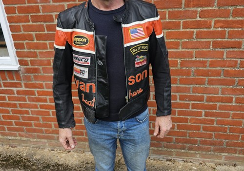 Giacca pelle moto uomo vanson - moto,