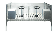 GABBIE PER CONIGLI GABBIA DOPPIA ANTITOPO Art. 360.01B CM.L100xP55xH70