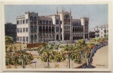 Cartolina Pubblicitaria Grand Hotel Tripoli d’Africa illustratore Ramorino T15