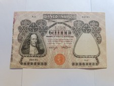 BANCO DI NAPOLI 1000 LIRE VICO 23-02-1911 PICCOLO RESTAURO
