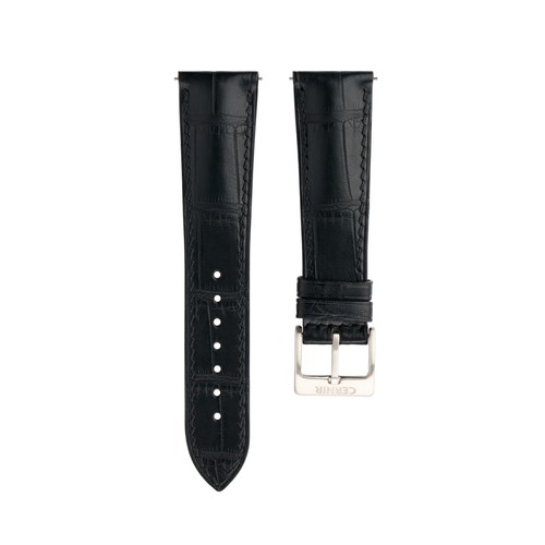 Black alligator leather - alligator, watch