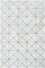 Tappeto pelle patchwork