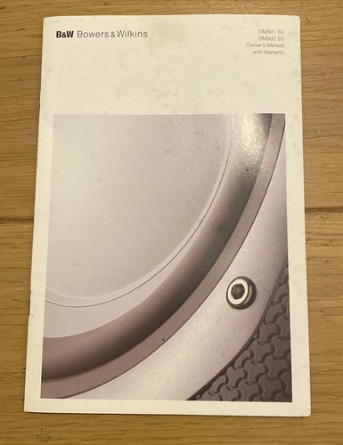 Bowers wilkins dm601 s3 - wilkins, b&w