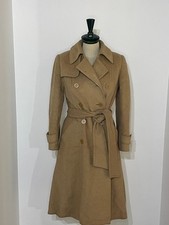 AQUSCUTUM Cappotto Coat Doppio Petto Camel Cammello Lana Wool size 10