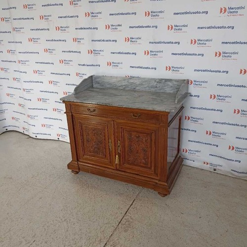 Credenza antica umbertina - antica, noce
