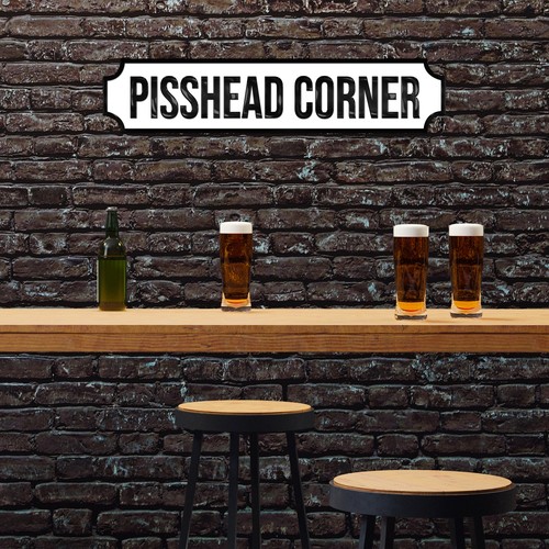Insegna pisshead corner - insegna,