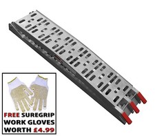 RAMPA DI CARICO RIMORCHIO FURGONE PIEGHEVOLE ALLUMINIO MOTOCROSS MX *GUANTI OMAGGIO*