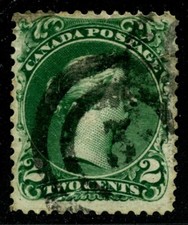 Canada Scott 24v 2c VF usato
