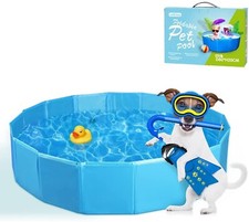 PISCINA PER CANI VASCA PICCOLI GRANDI RIGIDA  ANIMALI DOMESTICI NOBLEZA PIEGHEVO