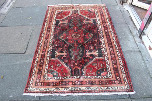 Tappeto grande vintage fatto - , a