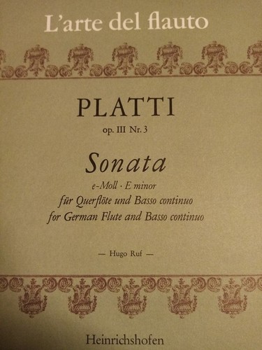 Platti sonata n 3 per - platti,