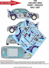 DECALS 1/43 REF 0106 ESCORT