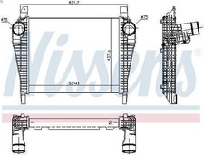 Intercooler Nissens 97064