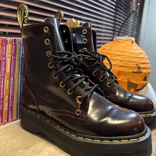 Stivali martens rosso - stivali,