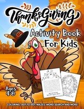 Thanksgiving Activity Book for