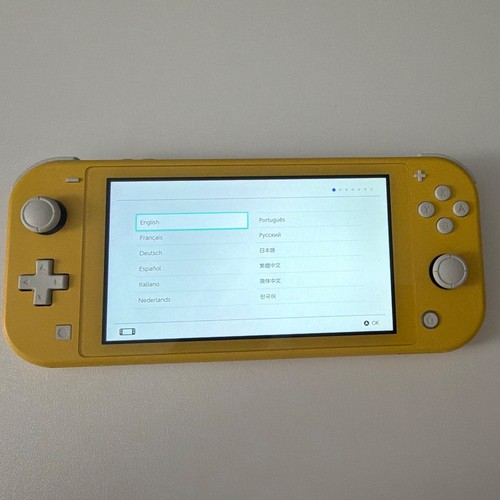 Nintendo switch lite - lite, yellow