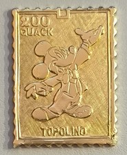 Francobollo 200 Quack Topolino Poste Paperopoli Disney