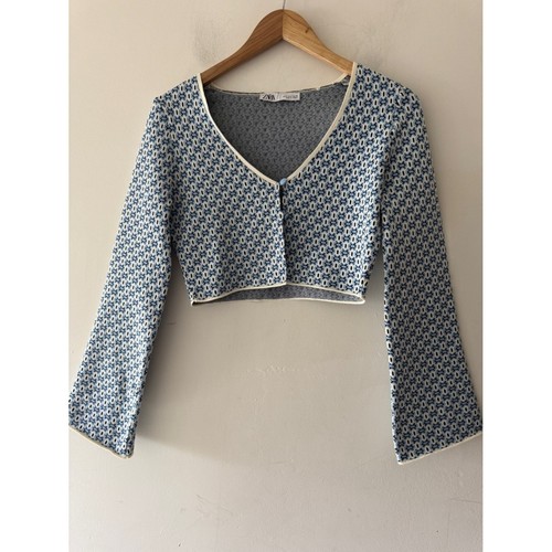 Splendido cardigan blu zara - cardigan,