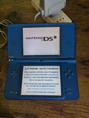Nintendo blu con - ds,