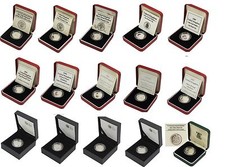 Monete sterlina argento - da, 1