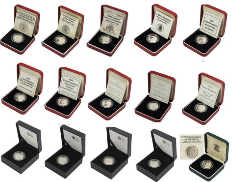 Monete sterlina argento - da,