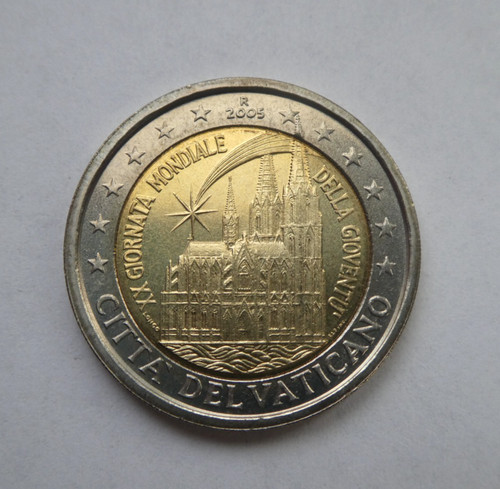 Euro vaticano 2005 - 2005, r,