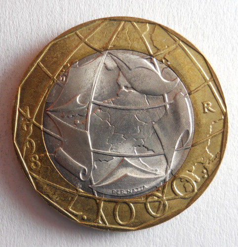 1998 italy 1000 lire - italy,