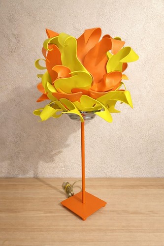 Lampada fiore artigianale - lampada,
