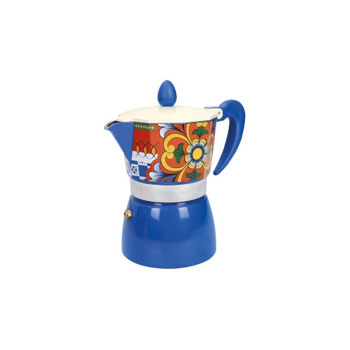 Caffettiera rosalia blu - caffettiera,