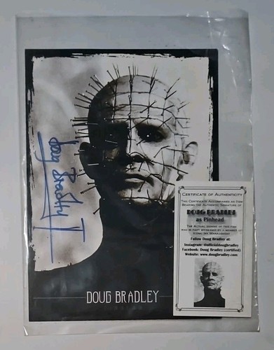 Foto firmata doug bradley 5x7 - firmata,