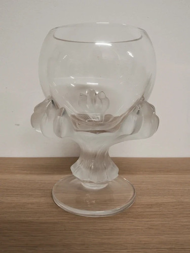 Vase cristal dépoli - vase, en