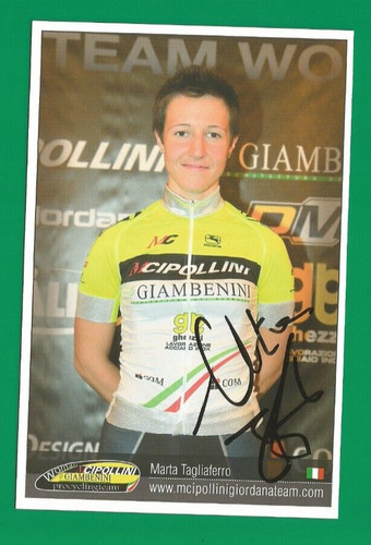 Cyclisme carte cycliste marta - carte,