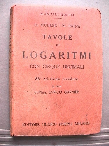 Tavole logaritmi muller - tavole,