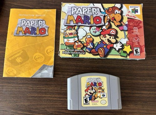 Paper mario n64 - paper, cib