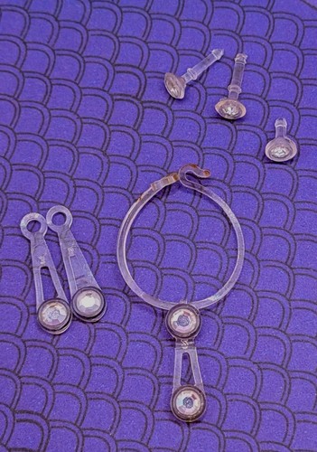 Collana orecchini barbie - orecchini,