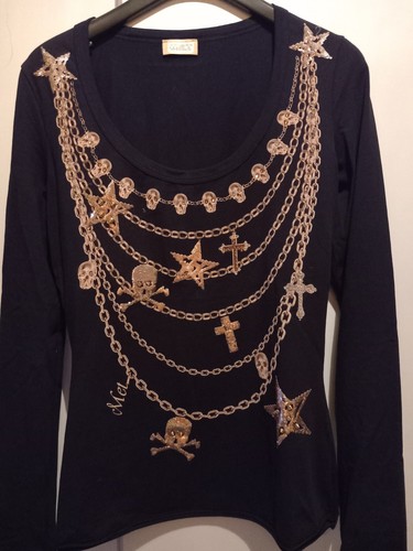 Met maglia teschi - met, tg