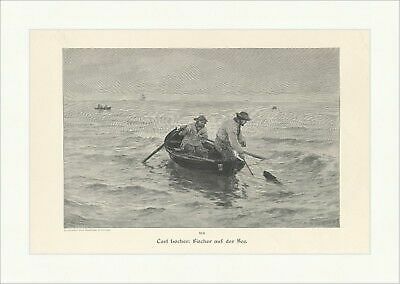 Pescatore sul lago - , locher