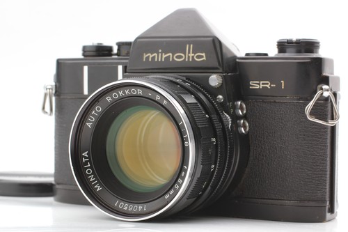 Fotocamera minolta nera - minolta, sr-1