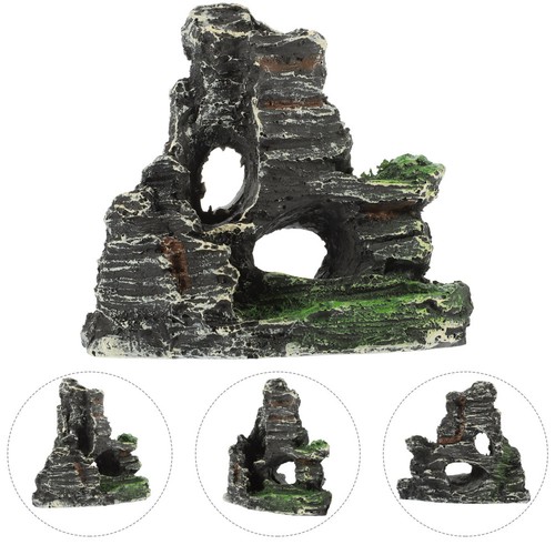 Ornamento per acquario - ornamento, rocce