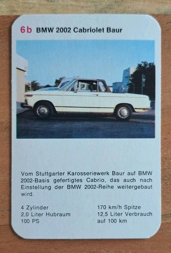 Bmw 2002 cabriolet baur - bmw,